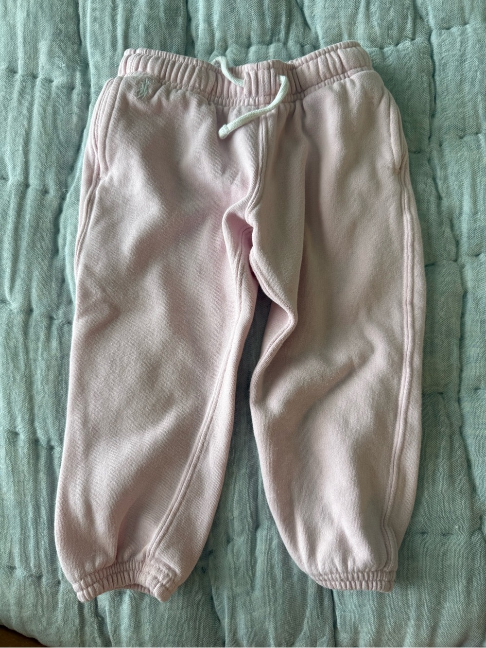 Polo by Ralph Lauren Light Pink Fleece Joggers - Kids
